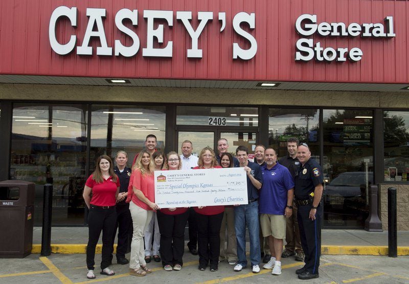 baxter springs casey s store raises more than 4 000 for special olympics kansas local news joplinglobe com baxter springs casey s store raises