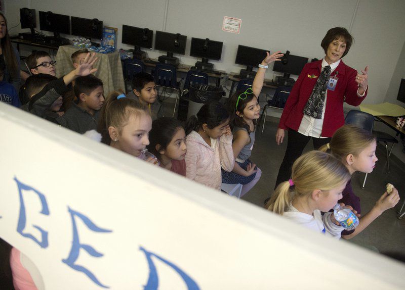 Fairview Elementary students explore Spain via Tiger Airlines flight
