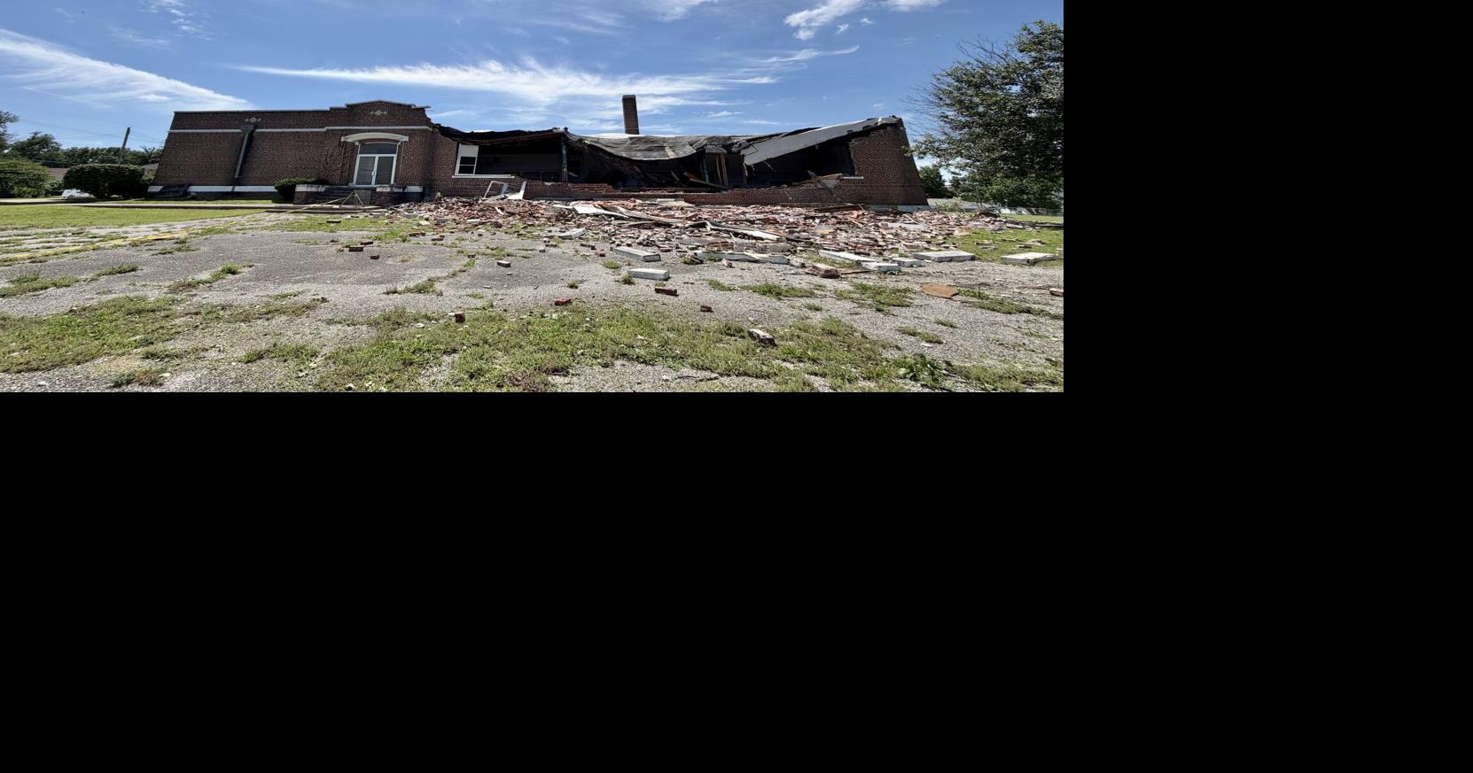 Carthage hit by storms, church damaged