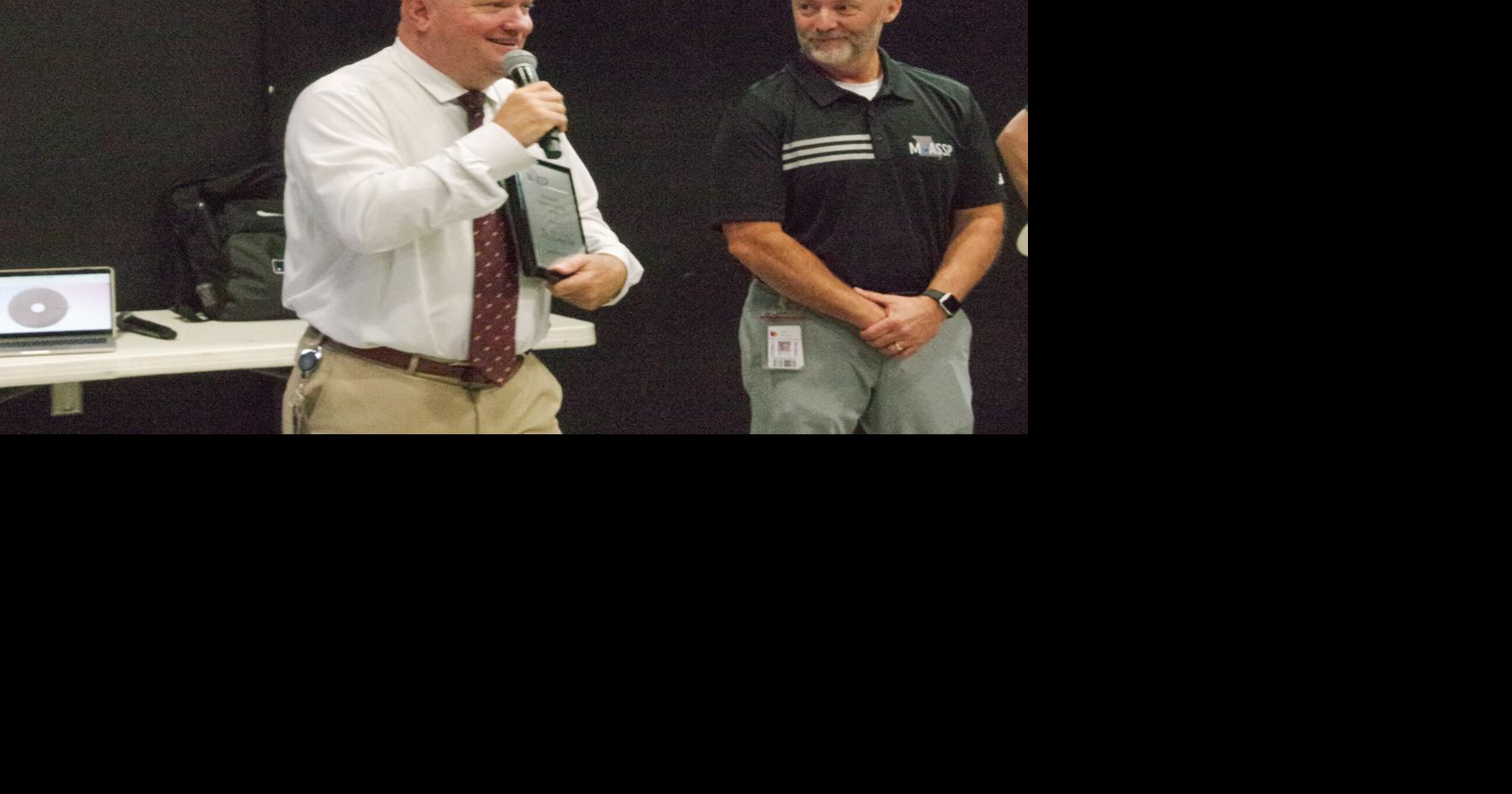 Oliver honored as principal of the year by regional association