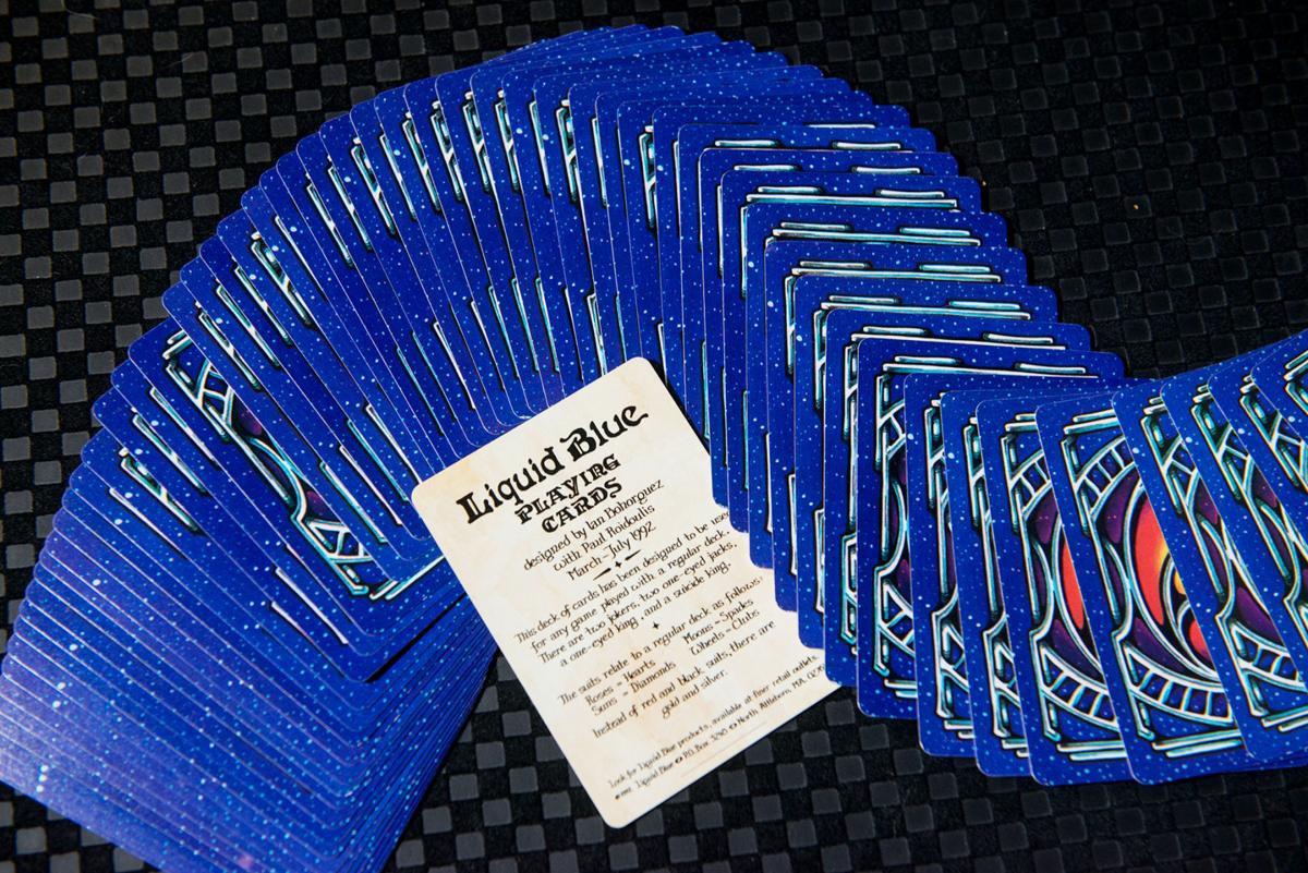 Joe Hadsall Liquid Blue Playing Cards Artist S First And Only