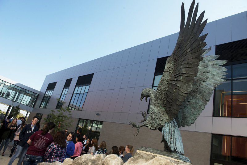 Eagle statue unveiled at Joplin High School Local News