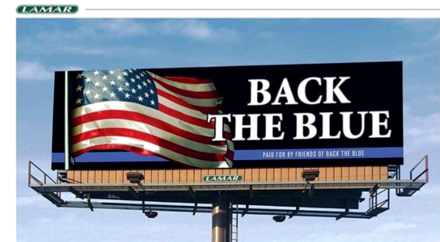 Residents aim to place 'Back the Blue' billboard Local News