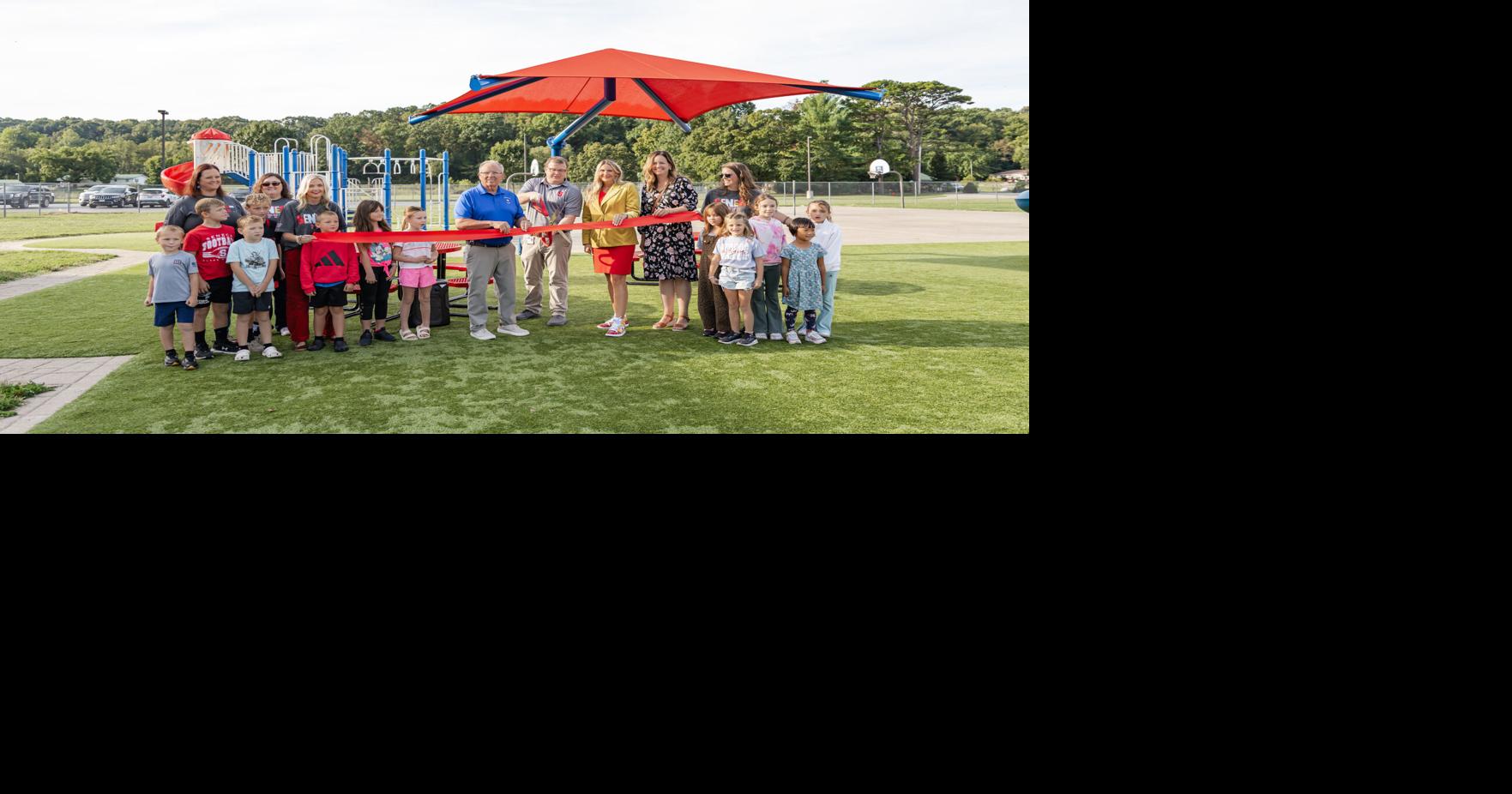 Seneca PTO adds new shade structure at Seneca Elementary School