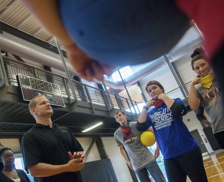 Instructor Brings Goalball Sport To Psu Local News Joplinglobe Com