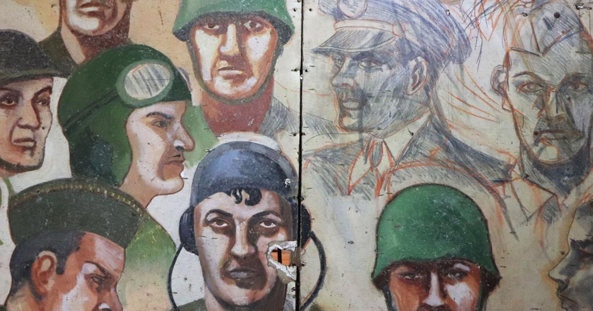 Lost World War II mural returns home to Crowder