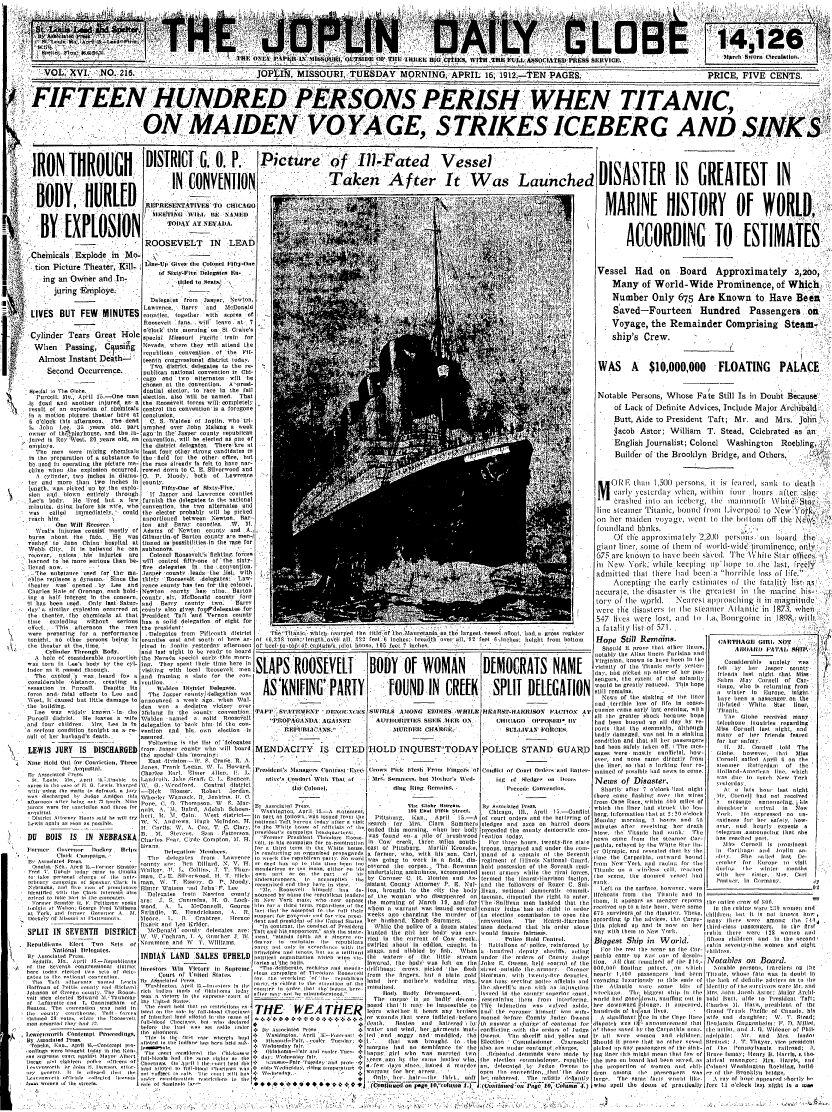 April 16, 1912