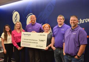 Sparklight donates $5,000 to Schroeder Family Exploreum to advance tech, staff training