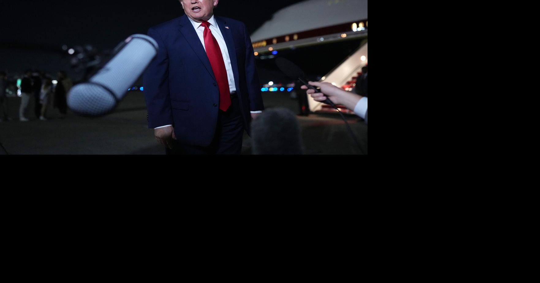 Trump says he'd like to see a unified Ireland as he visits for golf at his Doonbeg course
