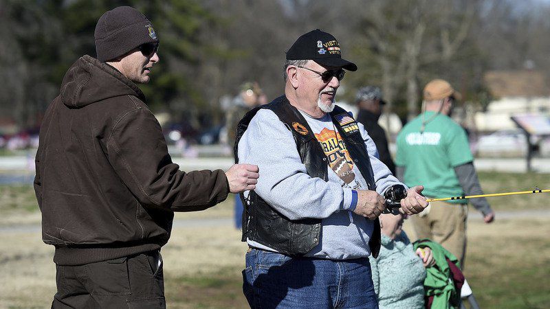 Area veterans enjoy camaraderie at Neosho Fish Hatchery