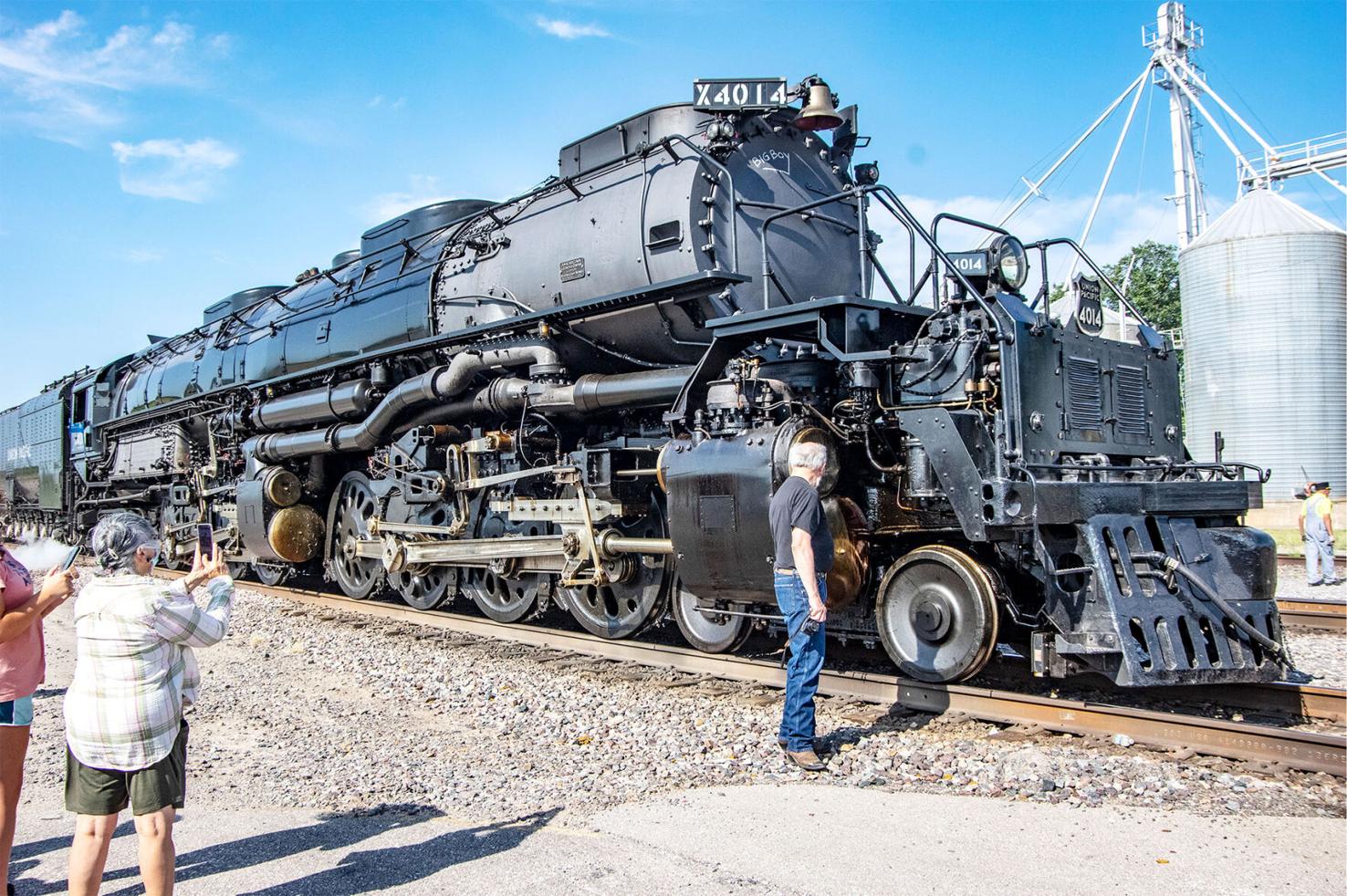 Train lovers' delight Union Pacific’s Big Boy steam engine stops in