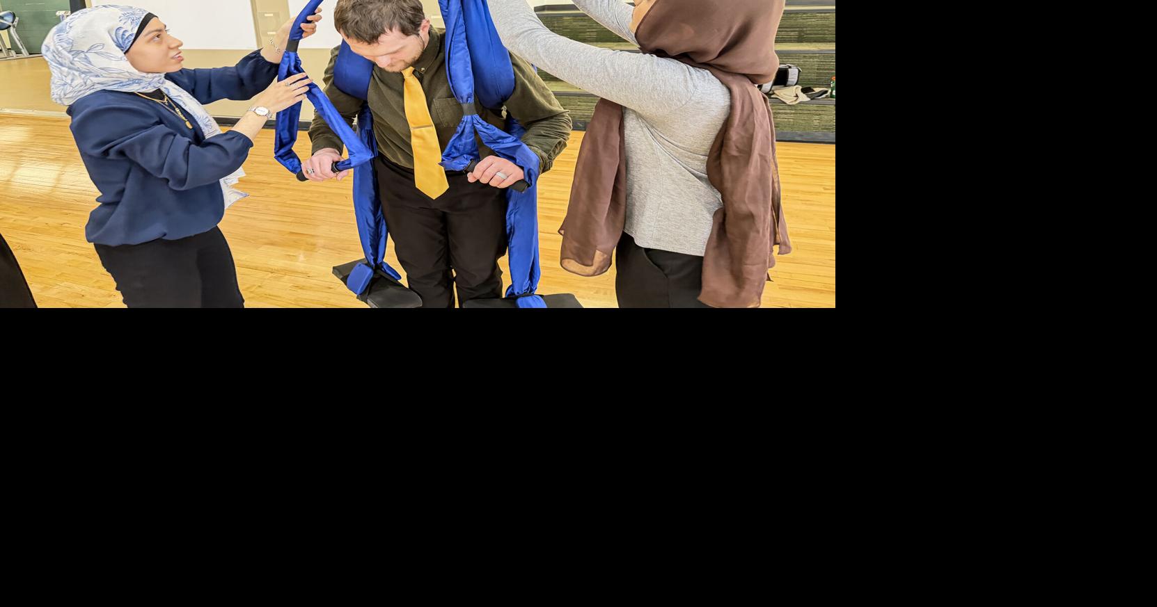 MSSU student researchers study suspension as part of joint-pain rehabilitation