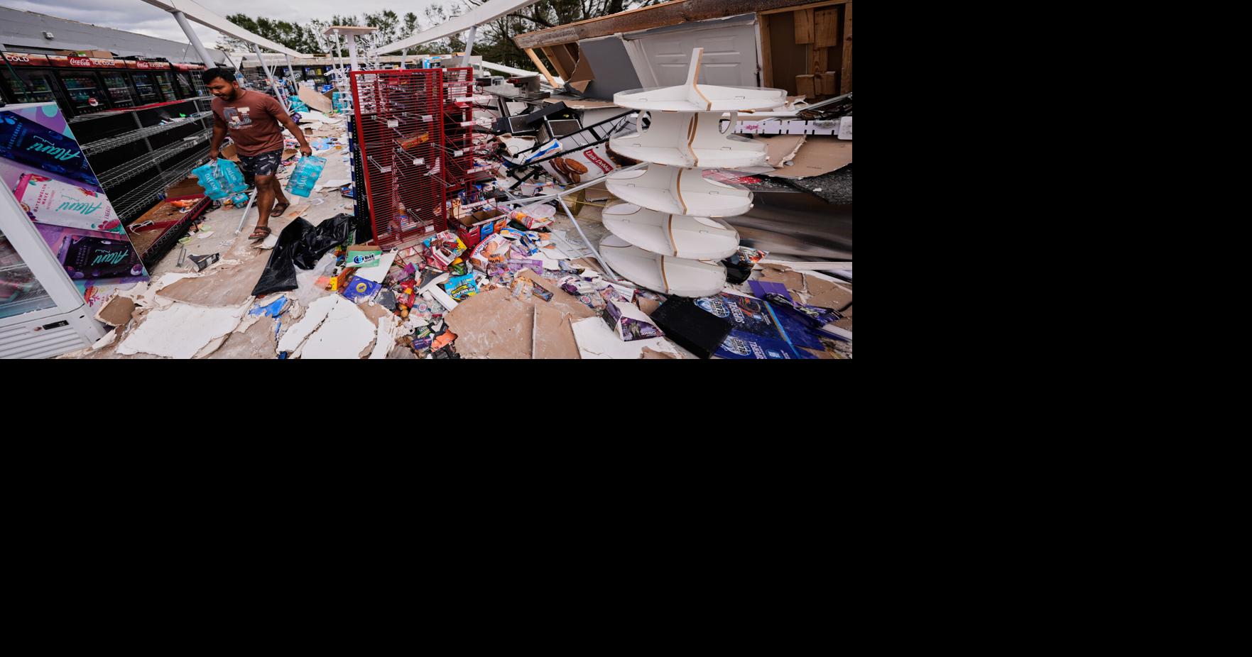 Isaias leaves trail of damage as it moves inland, in photos | National ...