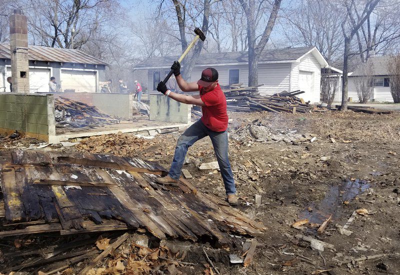 North Dakota college students partner with Watered Gardens to clean
