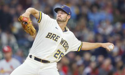 Ashby makes 1st start of season; Brewers topple Cardinals, Sports