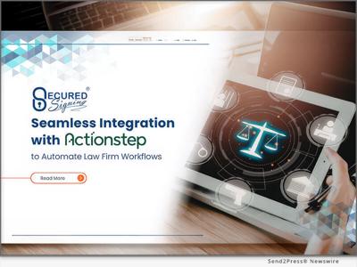 Secured Signing Announces Seamless Integration with Actionstep to Automate Law Firm Workflows