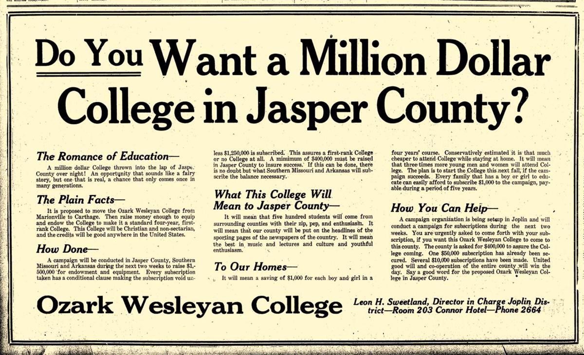 Bill Caldwell: Ozark Wesleyan was a monument to education ...