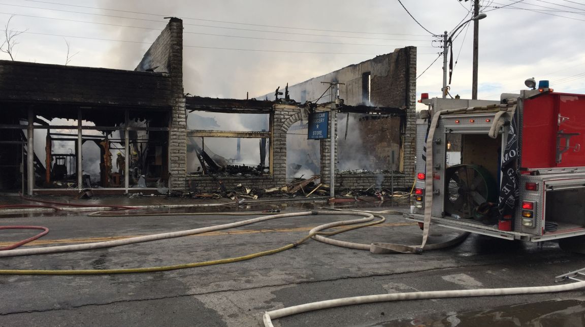 UPDATED: Authorities investigate store fire in Noel - Vimarsana News