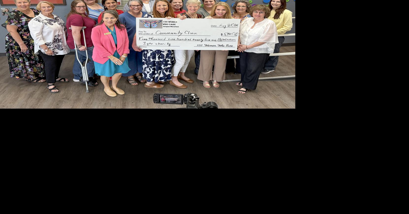 100 Women Who Care gives to Community Clinic of SWMO