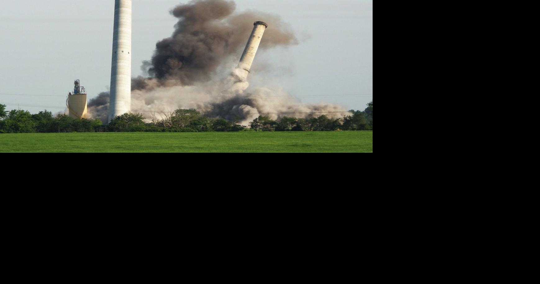 SLIDESHOW Asbury Power Plant Demolition Photos