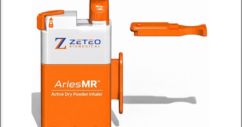 Zeteo Biomedical Expands into Pulmonary Drug Delivery with AriesMR Active Dry Powder Inhaler