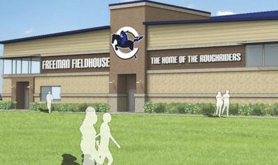 crowder college gymnasium field joplinglobe freeman northeast roughrider rendering parking located between which