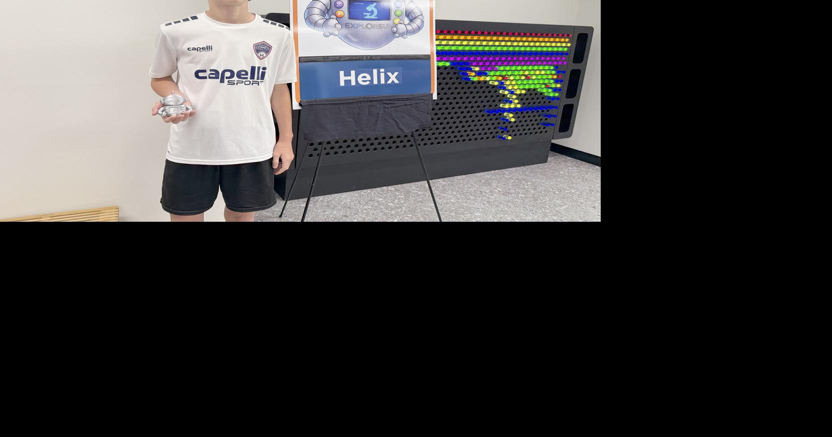 Meet Helix: Exploreum’s mascot gets name