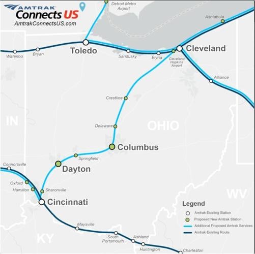 Which Butler County cities will get Amtrak stops? New map shows ...