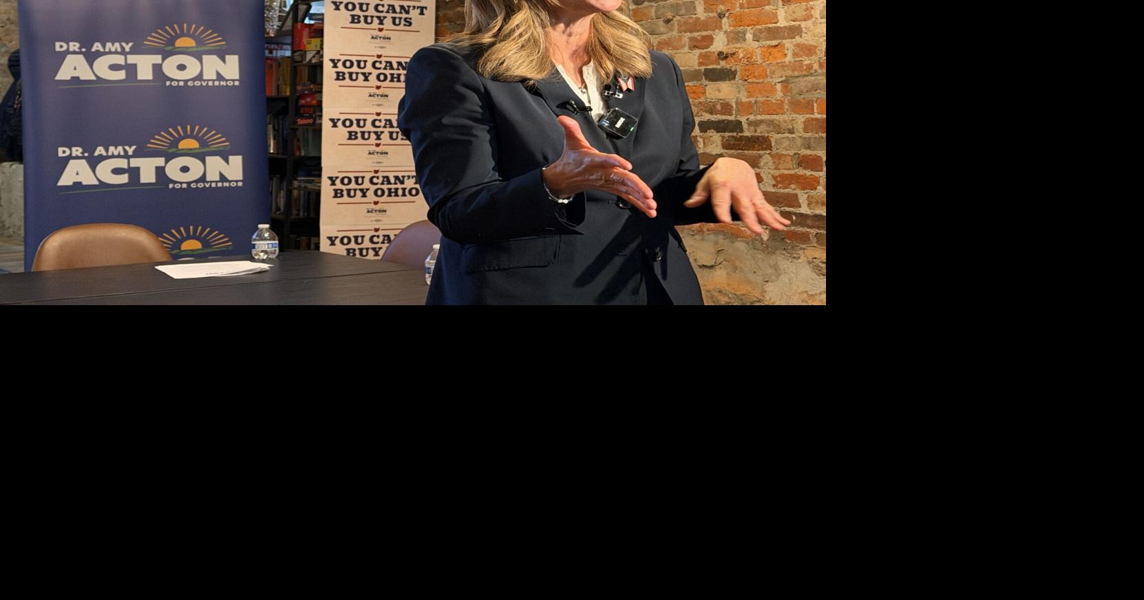 Armed suspect arrested after attack at Amy Acton campaign event