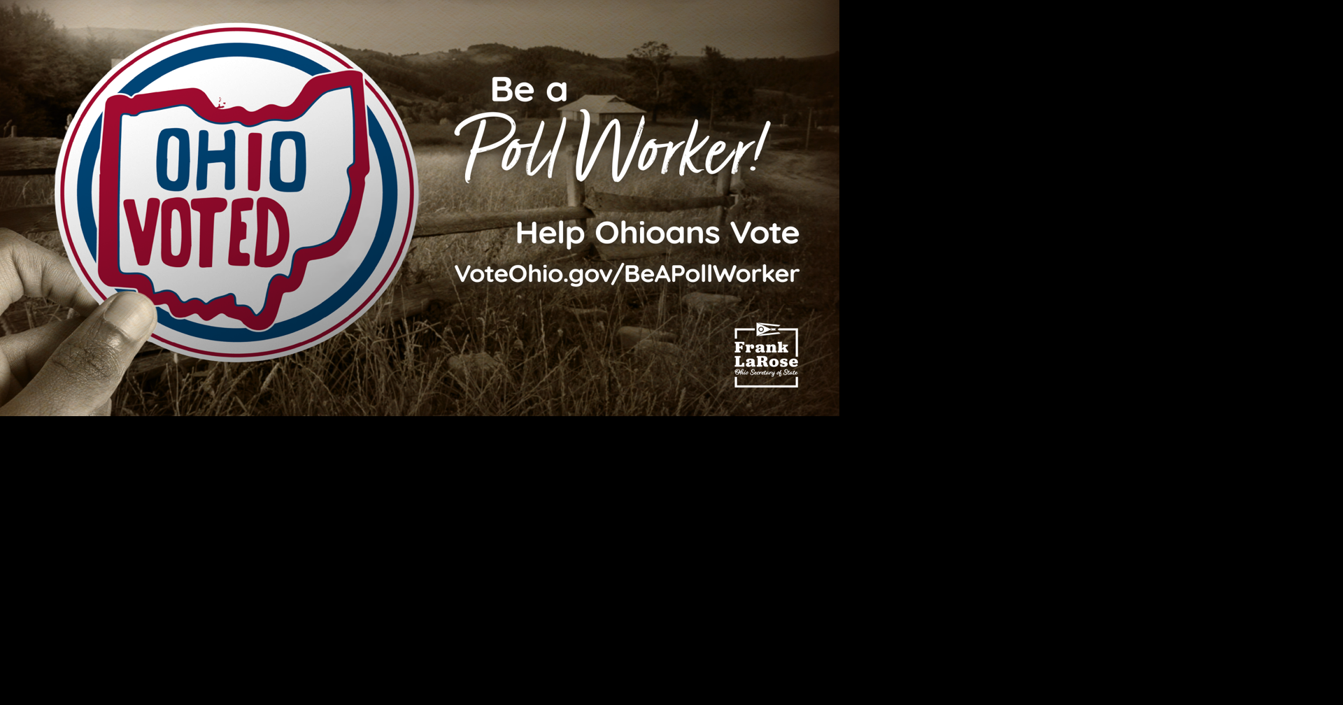 Ohio Secretary of State calls for Ohioans to sign up on National Poll Worker Recruitment Day