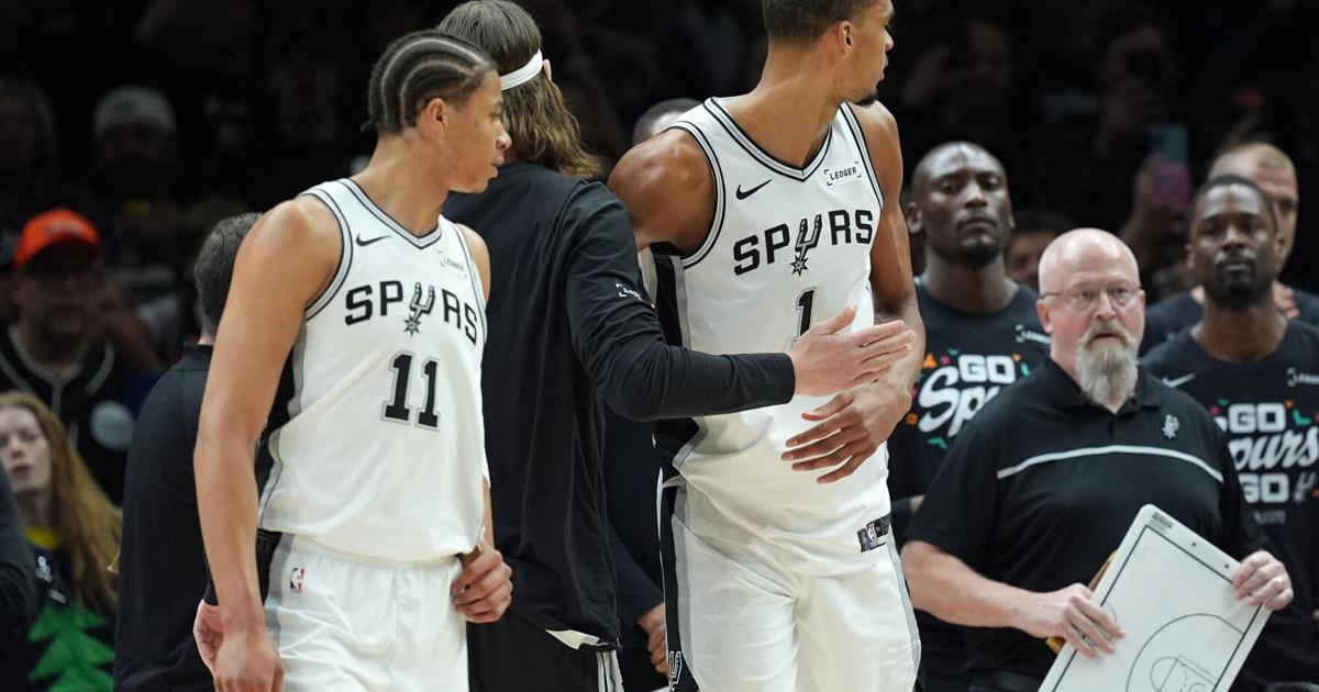Spurs Timberwolves Basketball
