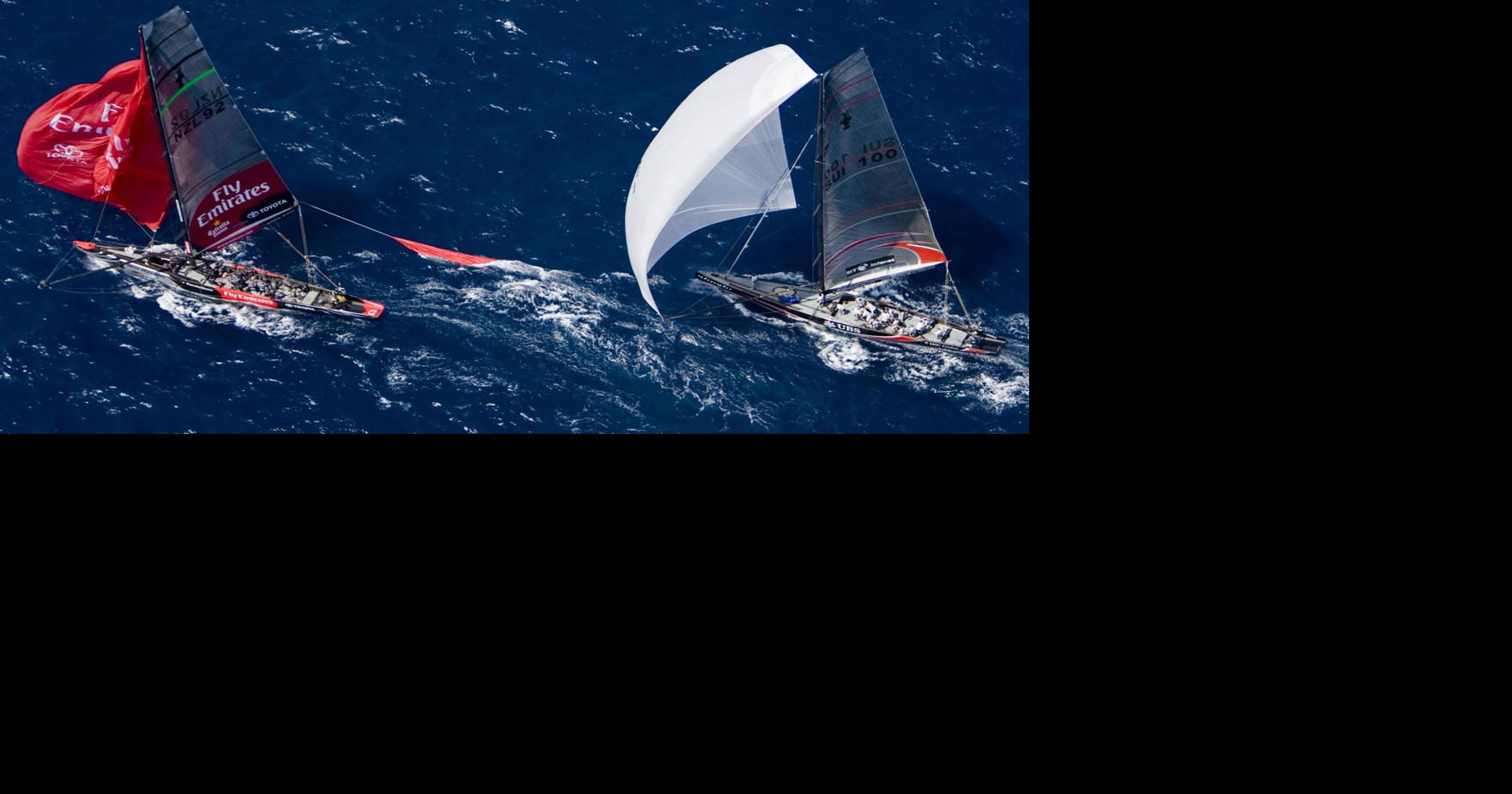 Photographer turned camera lens, artistic eye to yacht racing