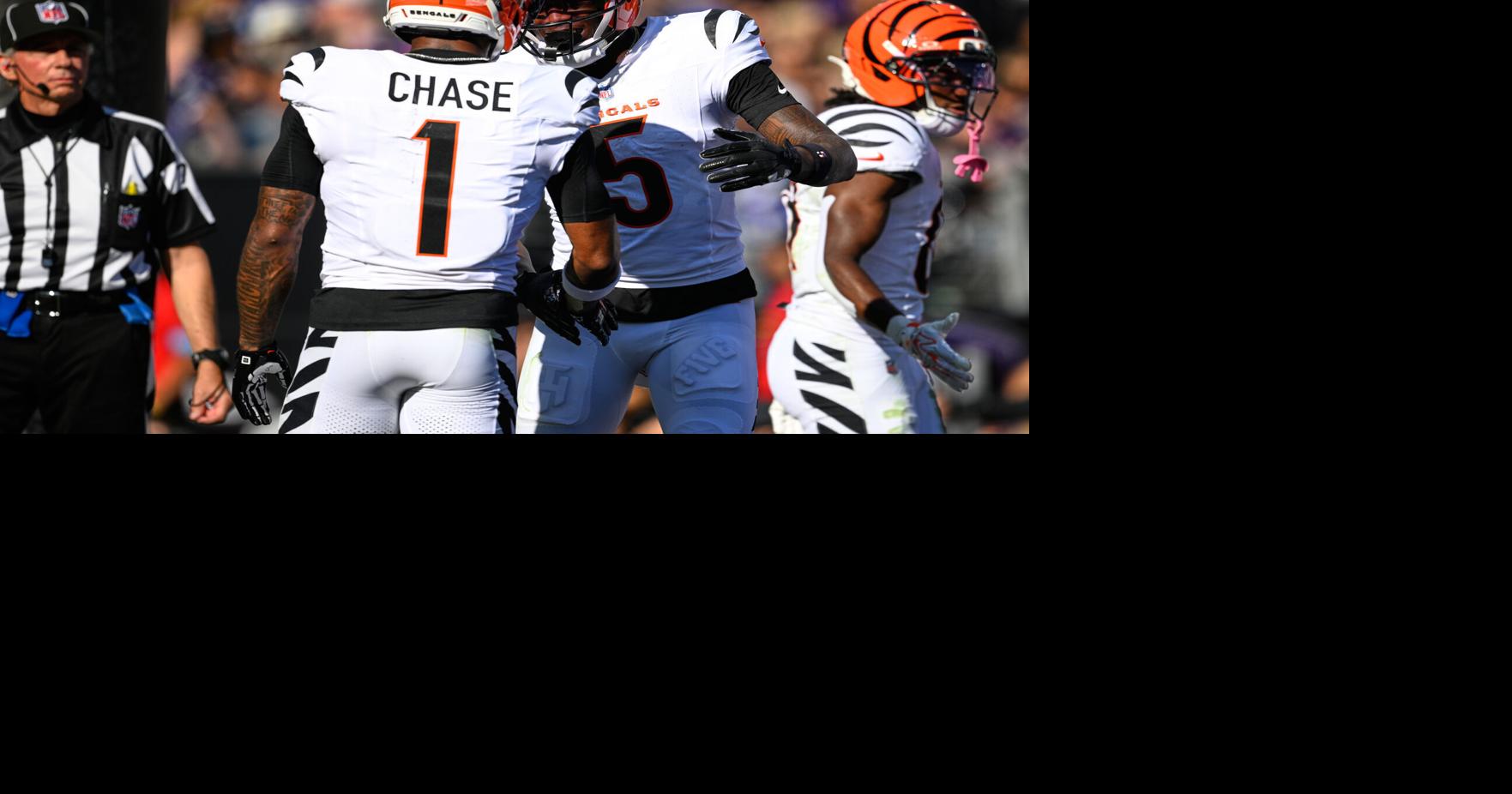 Cincinnati Bengals rally for 35-13 win at Baltimore Oct 25, 2026 Oct 25, 2026 Updated 11 mins ago