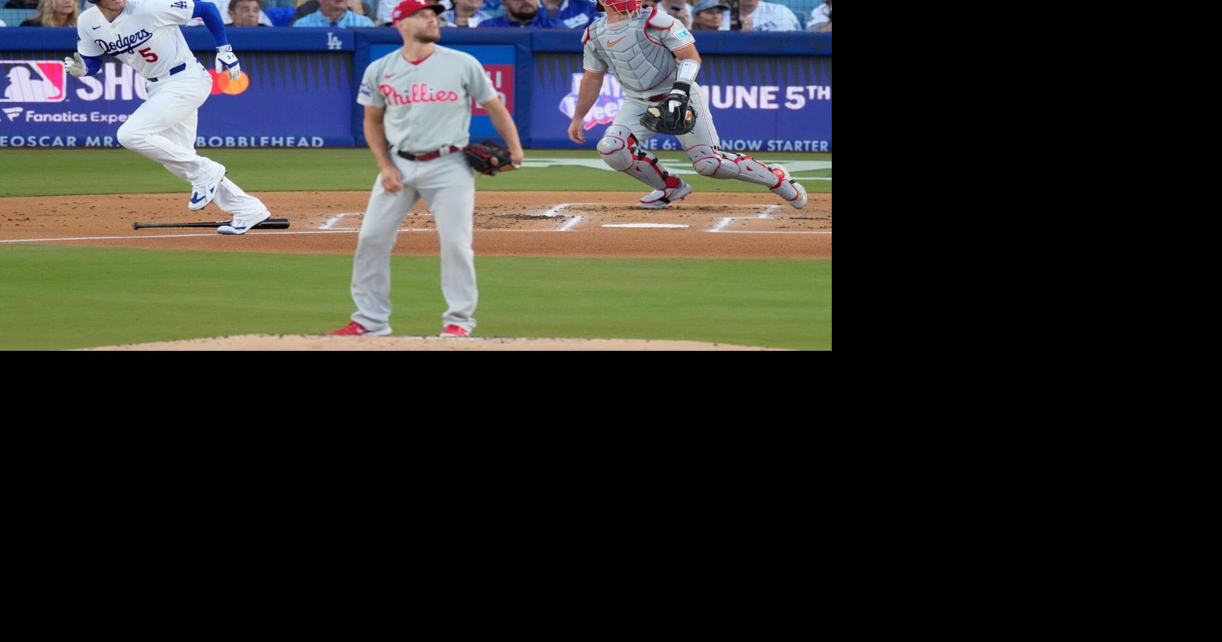Phillies Dodgers Baseball