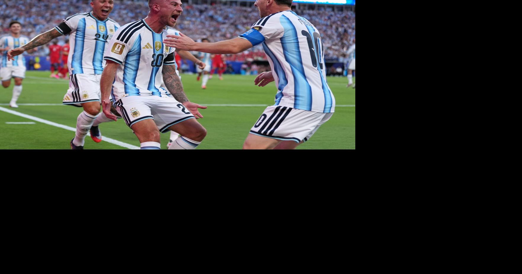 Argentina and Switzerland head to extra time with World Cup quarterfinal tied at 1-1 Argentina and Switzerland headed to extra time with their World Cup quarterfinal tied at 1-1, though the Swiss were playing a man short after losing Breel Embolo a red card late in the second half By DAVE SKRETTA - AP Sports Writer Jul 11, 2026 Jul 11, 2026 Updated 13 mins ago