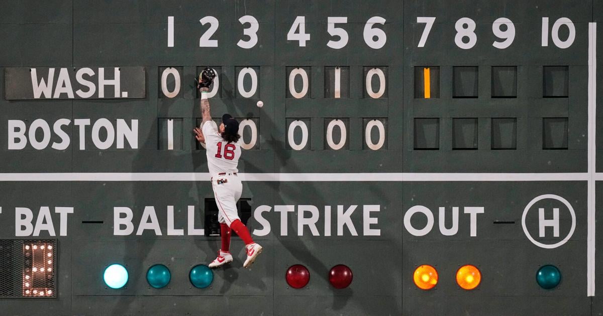 APTOPIX Nationals Red Sox Baseball