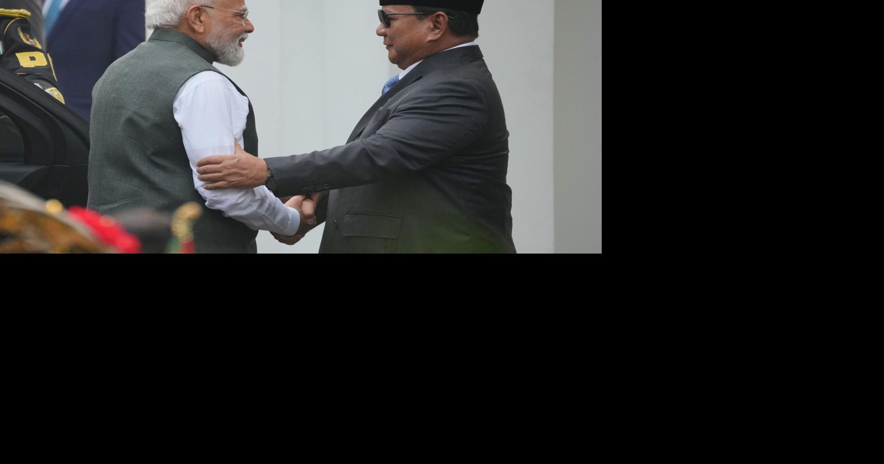 Indonesia's Prabowo and India's Modi meet to discuss expanding economic and defense ties Indian Prime Minister Narendra Modi is meeting with Indonesia's President Prabowo Subianto to discuss ways to strengthen strategic ties between Asia's two largest democracies By NINIEK KARMINI and ACHMAD IBRAHIM - Associated Press Jul 7, 2026 19 mins ago