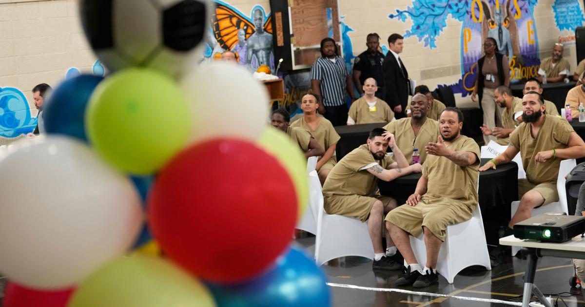 NYC's Rikers Island jail hosts World Cup watch party for inmates By PHILIP MARCELO - Associated Press Jul 15, 2026 Jul 15, 2026 Updated 15 mins ago