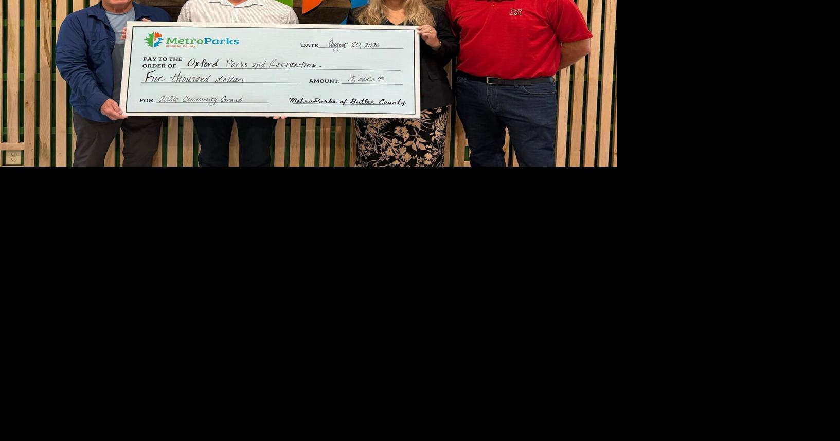 Townships, city get grants from MetroParks of Butler County to fund improvements