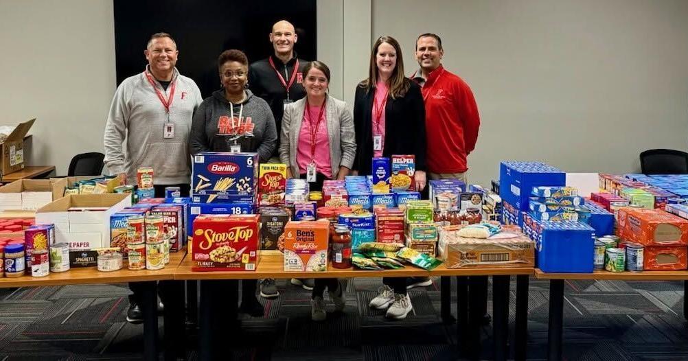 Food fight!: Fairfield Schools, city police square off in friendly food donation battle