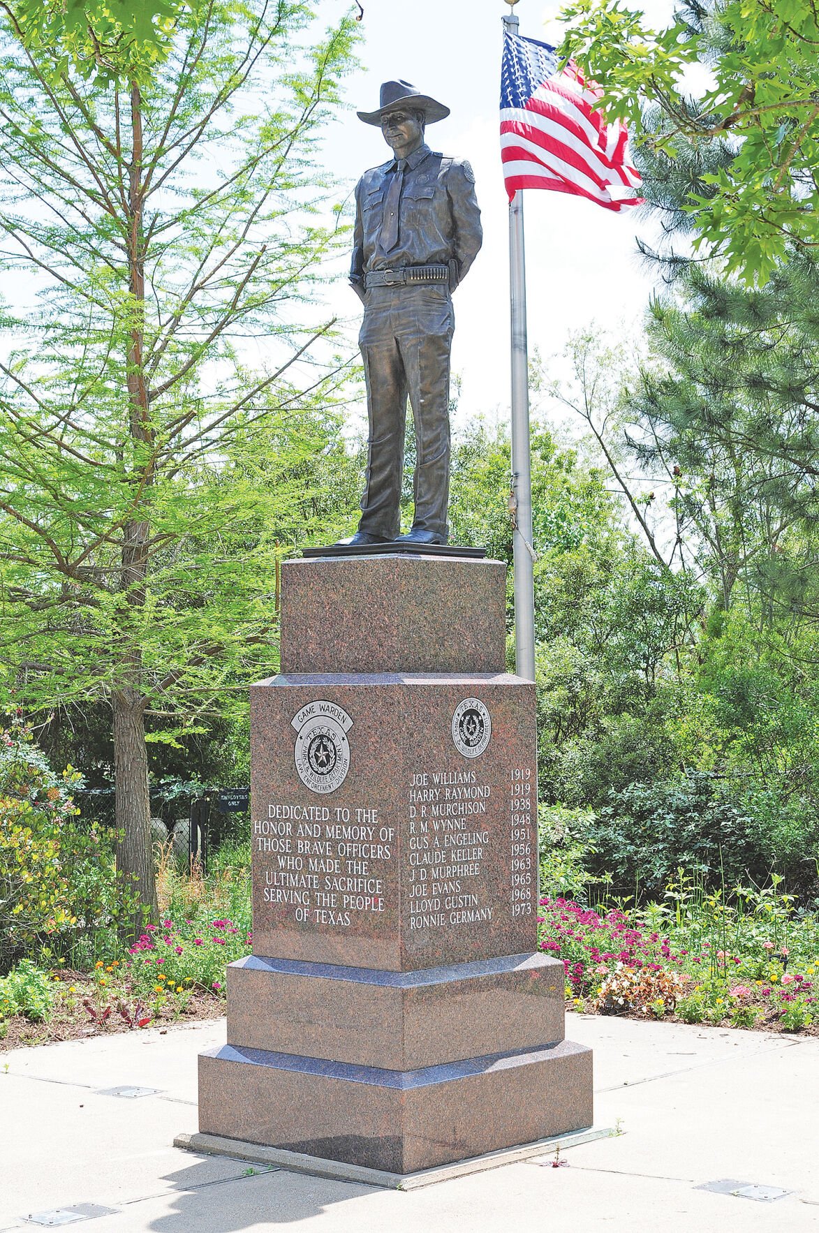 Game warden statue moving to state capital