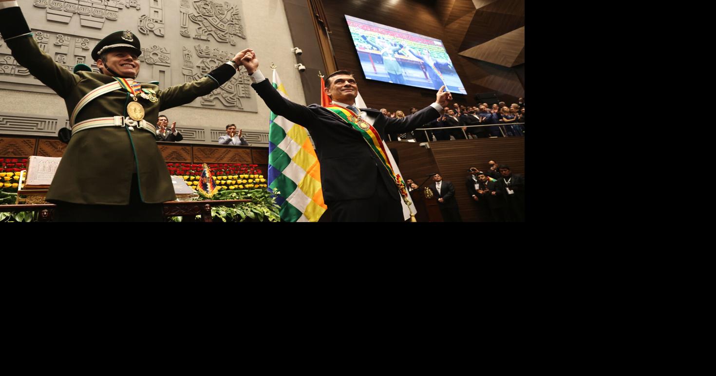 Paz sworn in as Bolivia's new president