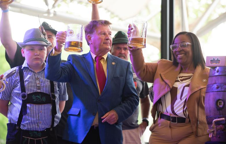 Fort Wayne officials toast opening of GermanFest Local