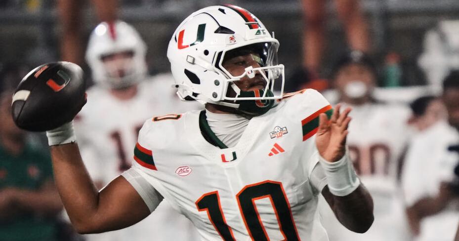 Mensah sets ACC mark, defense rises in 4th as No. 5 Miami tops Wake Forest