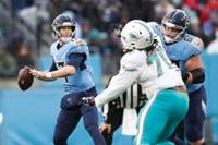 Titans clinch AFC South with 34-3 rout of Dolphins