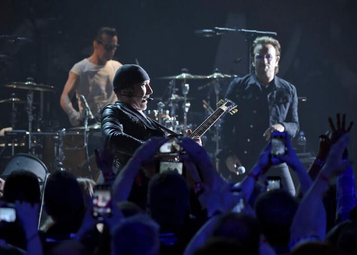 U2 dedicates song to Anthony Bourdain at Apollo show Music