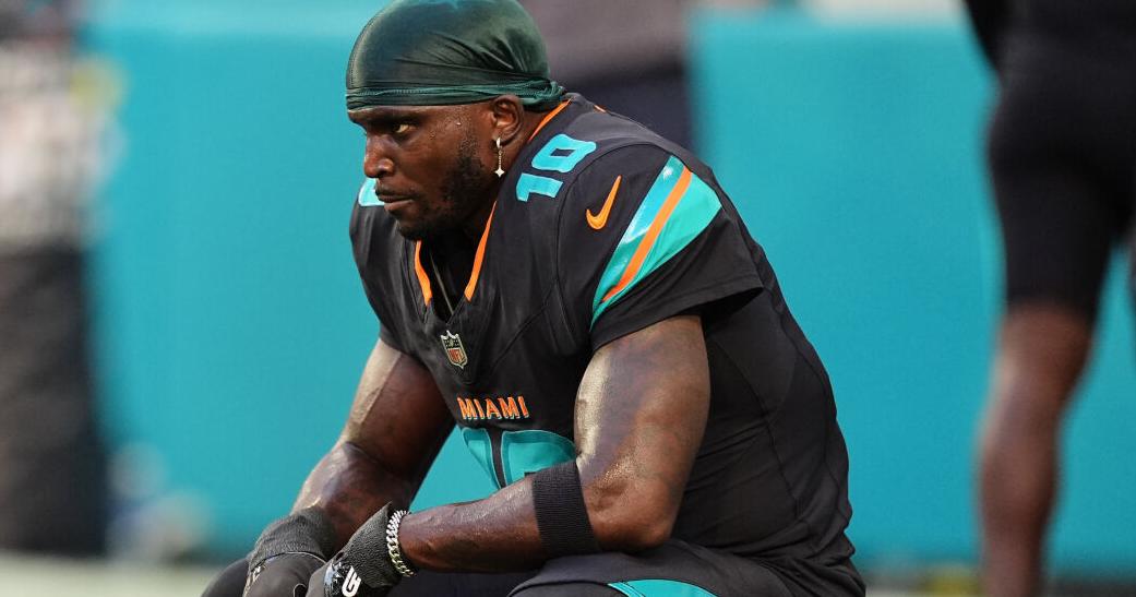 Dolphins releasing star receiver Hill in major roster cuts