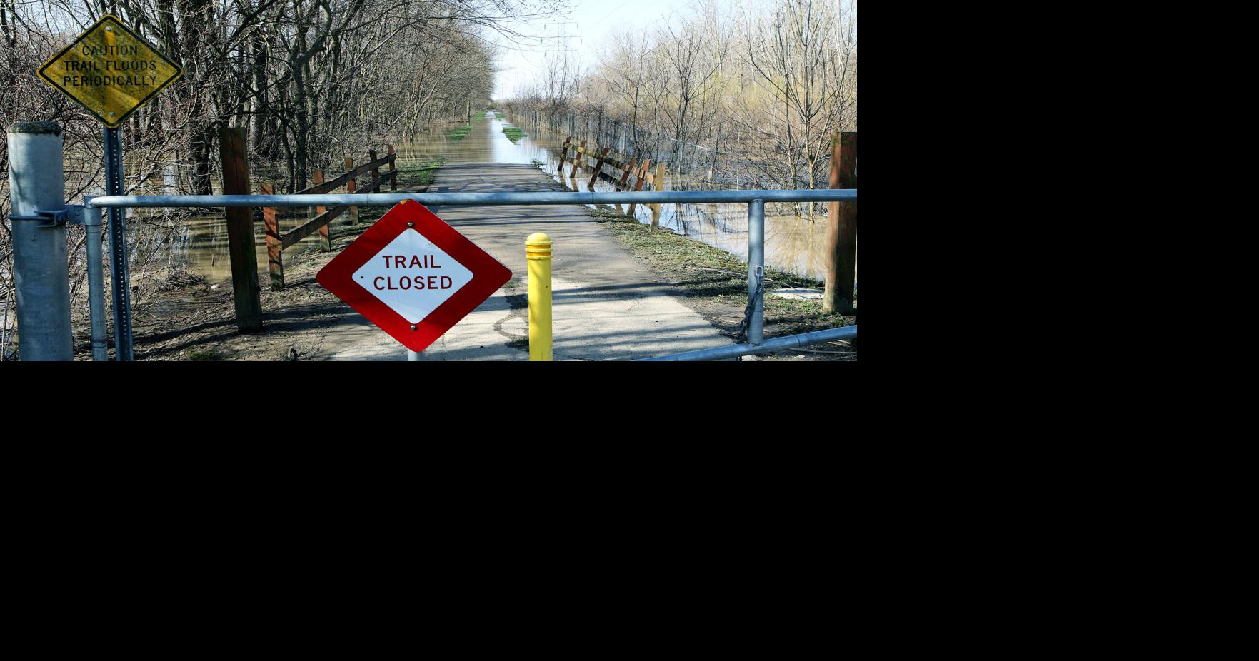 Rivergreenway sections closed due to flooding | Local | journalgazette.net