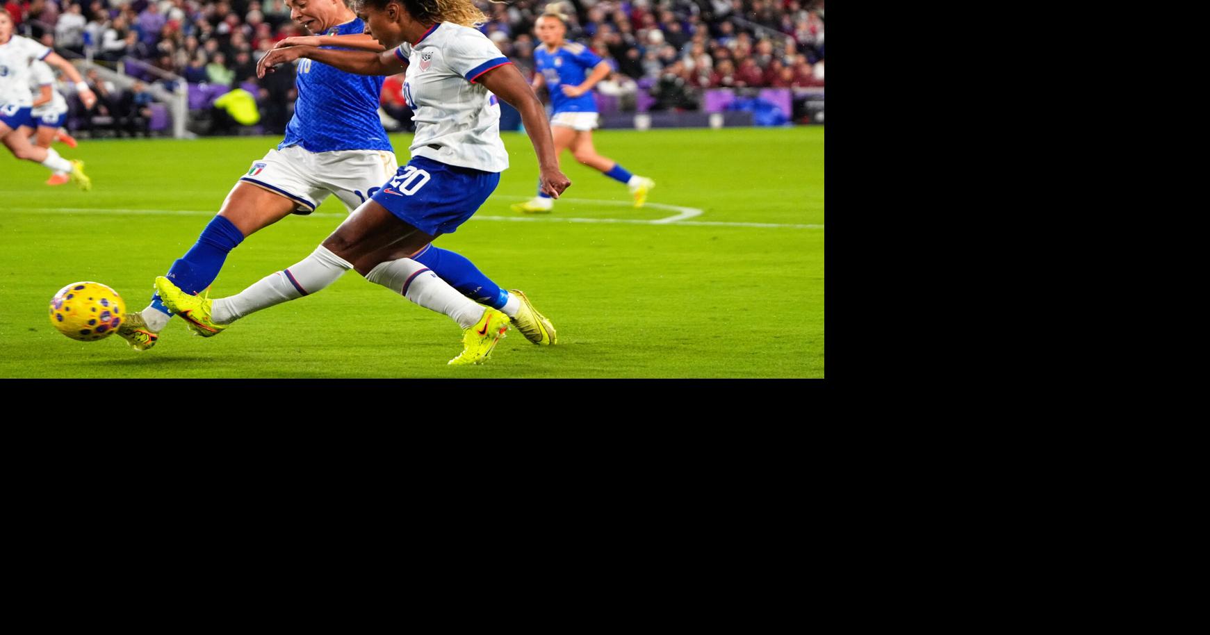 US women beat Italy in first of two friendlies