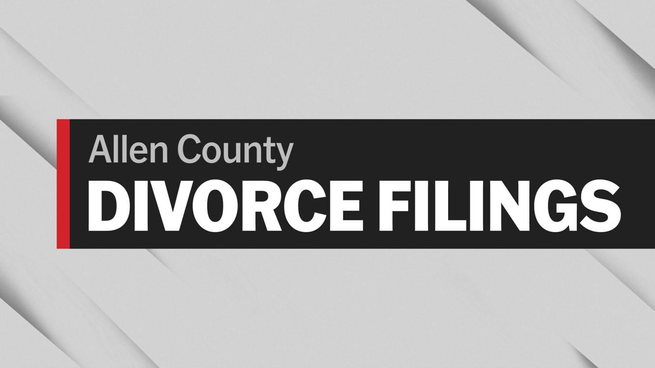 Divorce filings for Allen County Indiana Divorce Filings